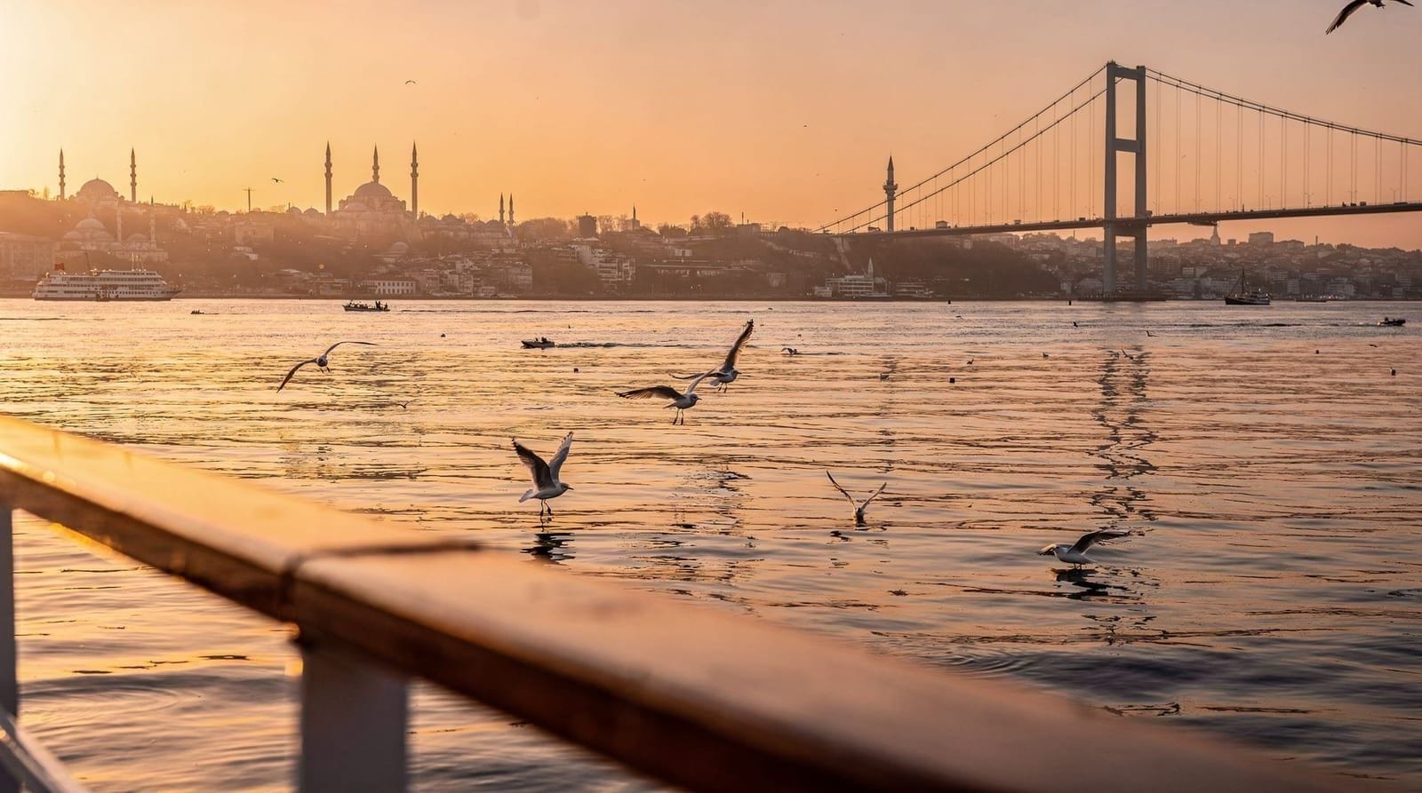 Bosphorus strait, Istanbul and Turkey